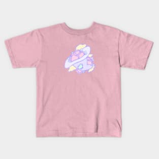 Floral Witches Hat - Pastel Witchcraft Series Kids T-Shirt